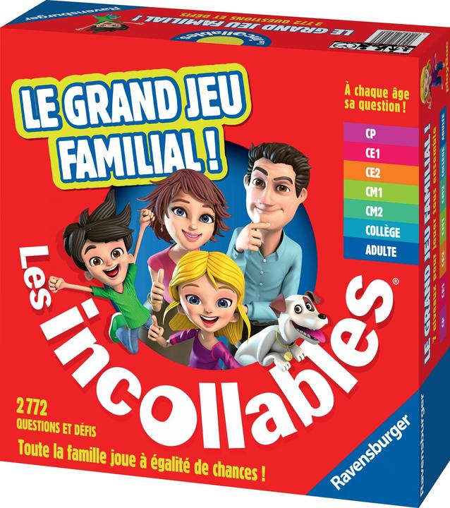 Image du produit Ravensburger Jeu familial Incollables (Français)