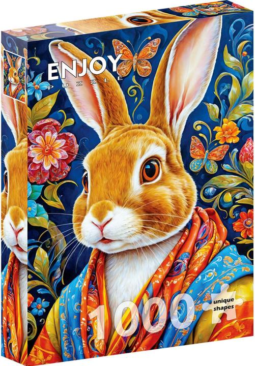 Actual product image Enjoy Puzzle Puzzle 1000 pieces - Cool Rabbit (1000 pieces)