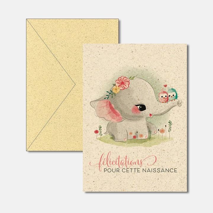 Image du produit Carte de voeux Félicitations naissance 12.2 x 17.5 cm (1 pcs)