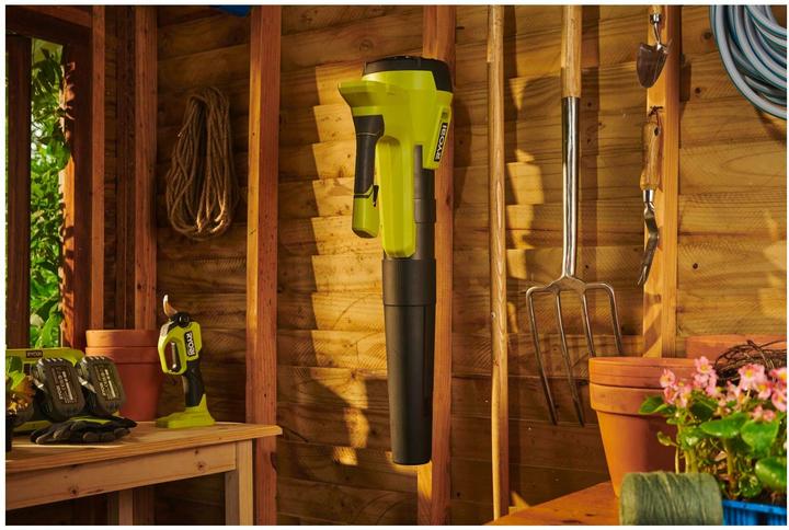 Actual product image Ryobi Cordless leaf blower 18 V, 160 km/h, without battery and charger (Rechargeable battery operated, Leaf blower)