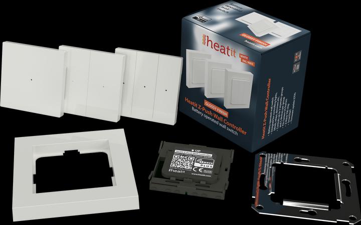 Produktbild Heatit Controls - Z-Wave+ 700 Z-Push Wall controller drahtloser Schalter