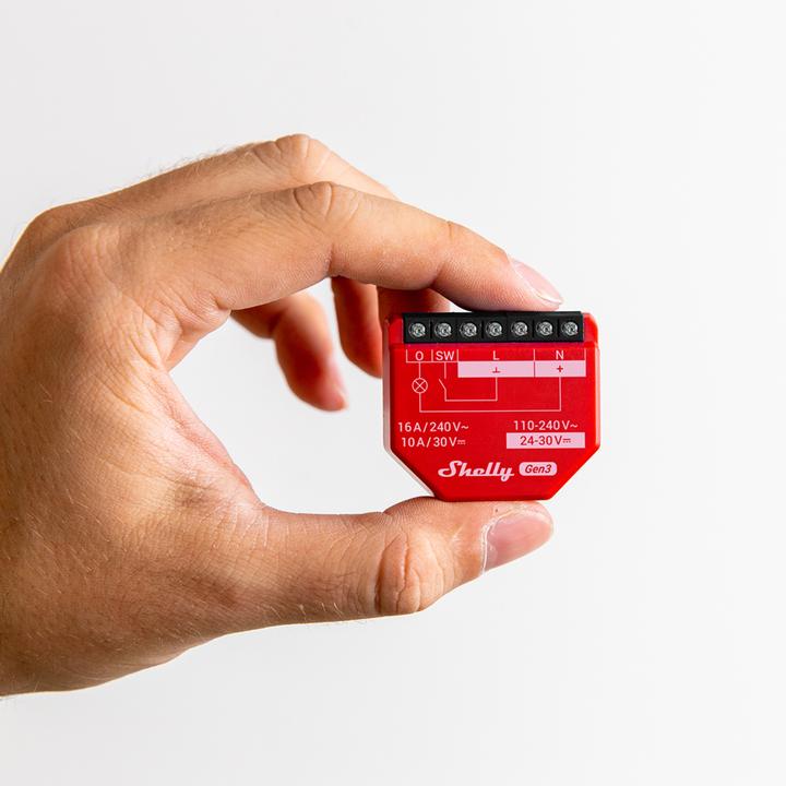 Actual product image Shelly 1PM Gen3 x2 (Switch actuator)