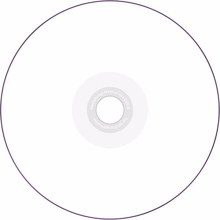 Actual product image MediaRange Medical Line DVD-R 4.7 GB, 16x, full-surface-printable, spindle of 50 discs (50 x)