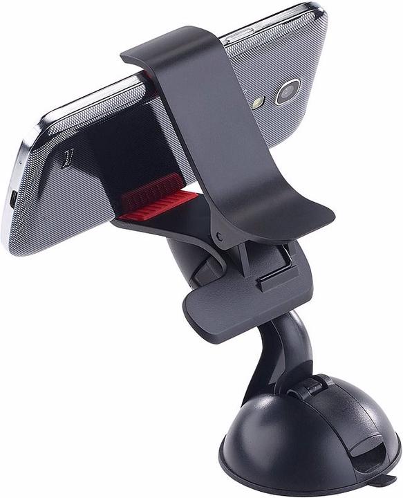 Produktbild Pearl Universal-Kfz-Halterung für Smartphones, Navis & Co. bis 9,5 cm Breite