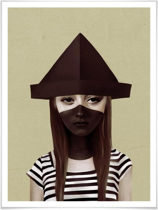 Immagine prodotto Trenddeko Ceci n'est pas un chapeau (50 x 60 cm)