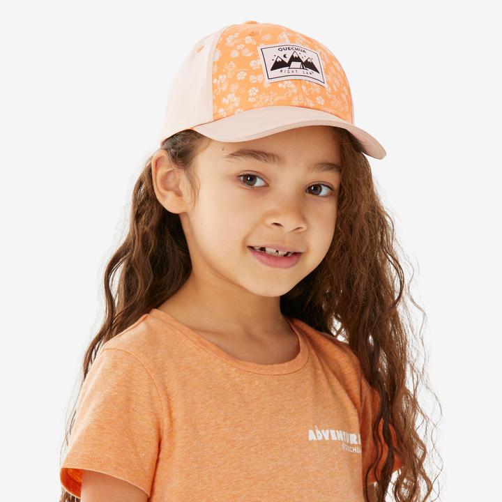 Actual product image Quechua Schirmmütze MH100 Kinder Grösse 92–122 orange (48, 49, 50, 51, 52)