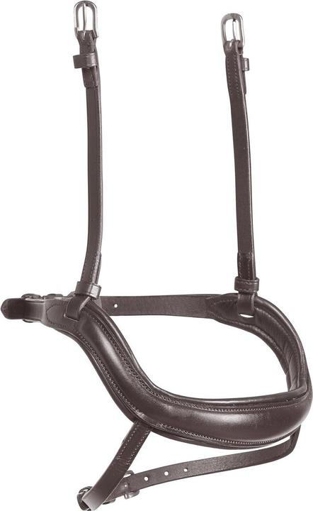 Actual product image Velociti Leather noseband with locking strap