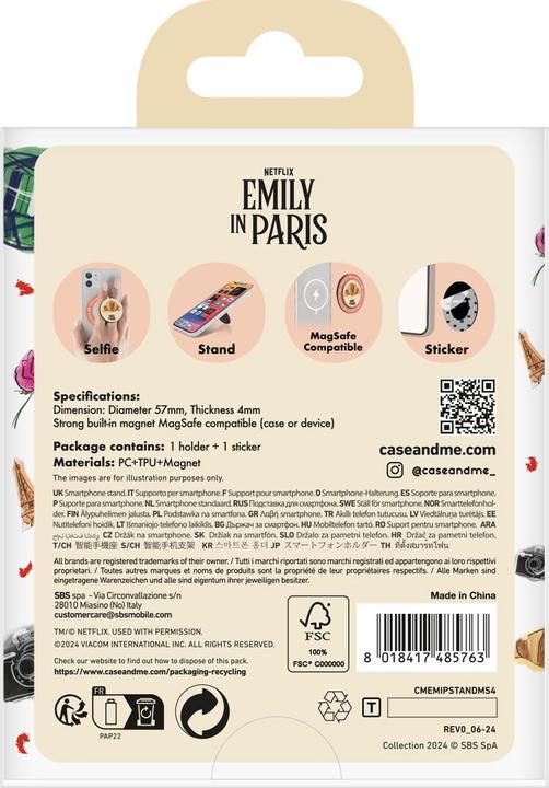 Produktbild Caseme Universal-Smartphone-Halterung zum Thema Emily in Paris