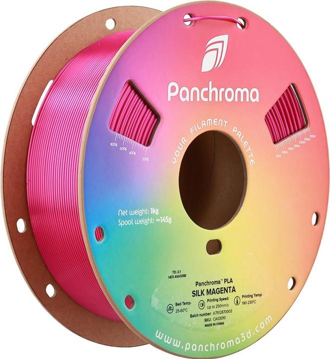Produktbild Polymaker Panchroma™ PLA Silk (PLA, 1.75 mm, 1000 g, Rosa)