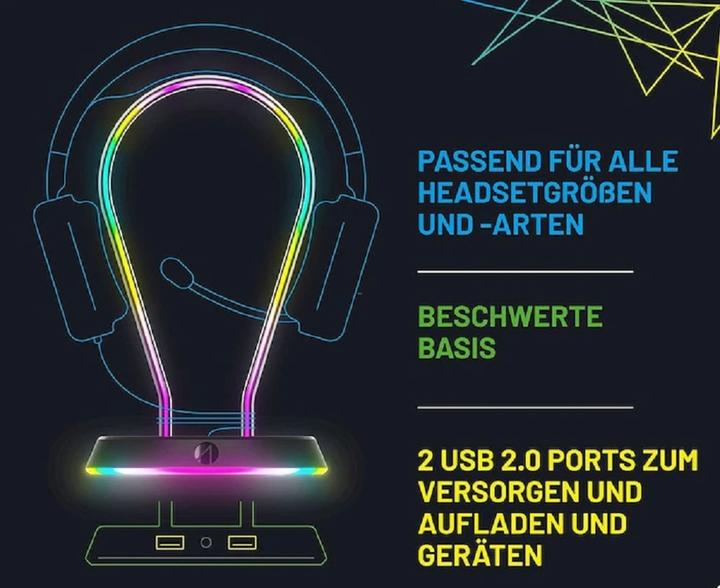 Image du produit Stealth Light-Up Gaming Headset Stand
