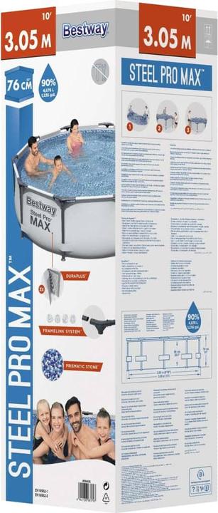 Image du produit Bestway Piscine Steel Pro Max 305x76cm (ø 305 x 75 cm)