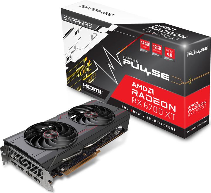 Actual product image Sapphire Radeon RX 6700 XT Pulse (12 GB)