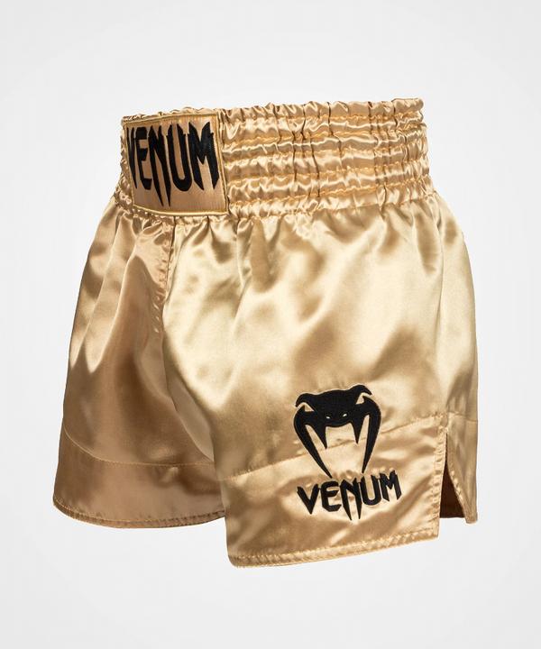 Produktbild Venum Classic Muay Thai Shorts - Gold/Black (XL)