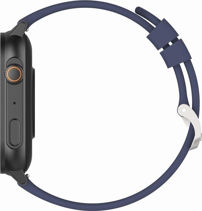 Actual product image Gravity GT15-12 Damen-Smartwatch, marineblaues Silikonarmband + schwarzes Armband