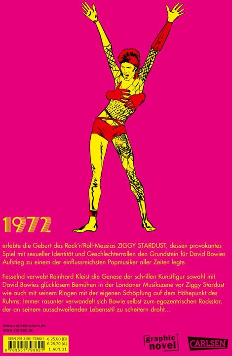 Image du produit Starman - Les années Ziggy Stardust de David Bowie (Allemand, Reinhard Kleist, 2021)