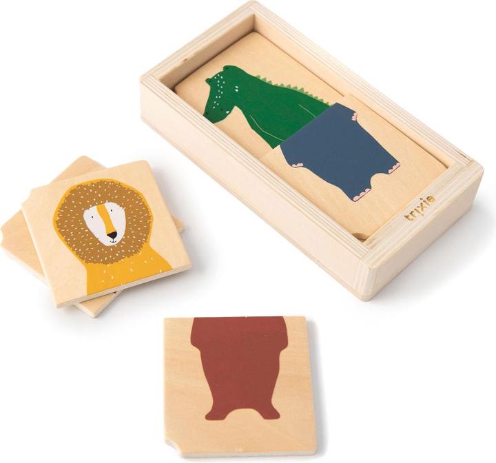 Trixie Baby Holzkombipuzzle Tiere