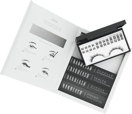 Actual product image NoName DIY Eyelash Extensions Starter Kit with Bonder, Sealer, Remover, Applicator - Divine (Artificial eyelashes)