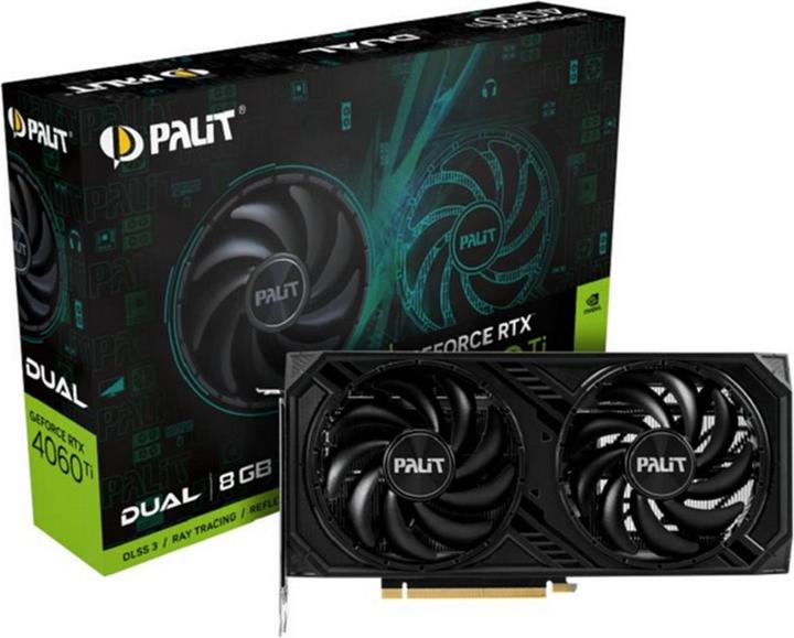 Produktbild Palit GeForce RTX4060TI Dual (8 GB)