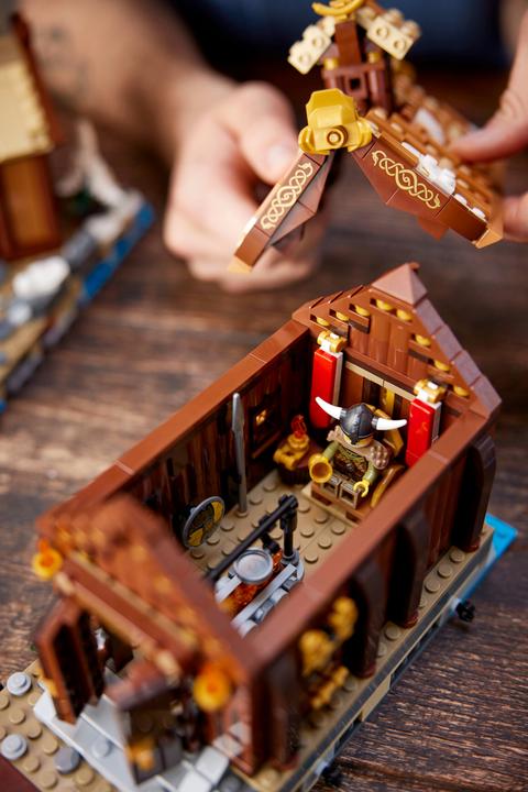 Produktbild LEGO Wikingerdorf (21343, LEGO Ideas, LEGO Seltene Sets)
