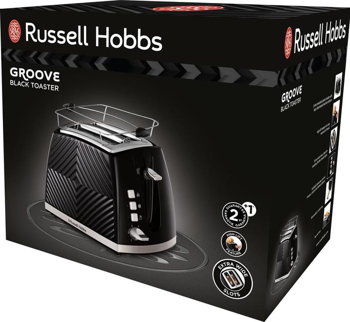 Produktbild Russell Hobbs 26390-56 Groove 2S Toaster schwarz