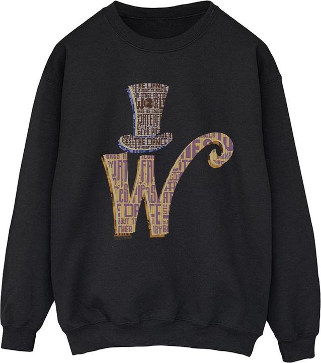 Willy Wonka & the Chocolate Factory W Logo Hat Sweatshirt (S)