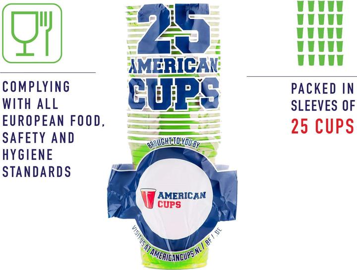Produktbild Dyspo Party Trinkbecher American Blue Cups