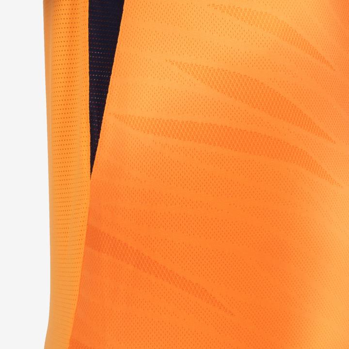 Image du produit Kipsta Maillot de football à manches courtes homme/femme - CLR orange/bleu marine (XS)