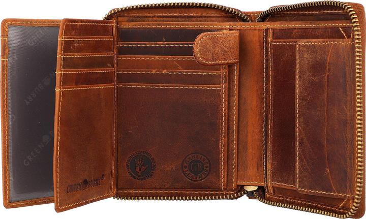Image du produit Greenburry Porte-monnaie Vintage Signe du zodiaque en cuir 10 cm