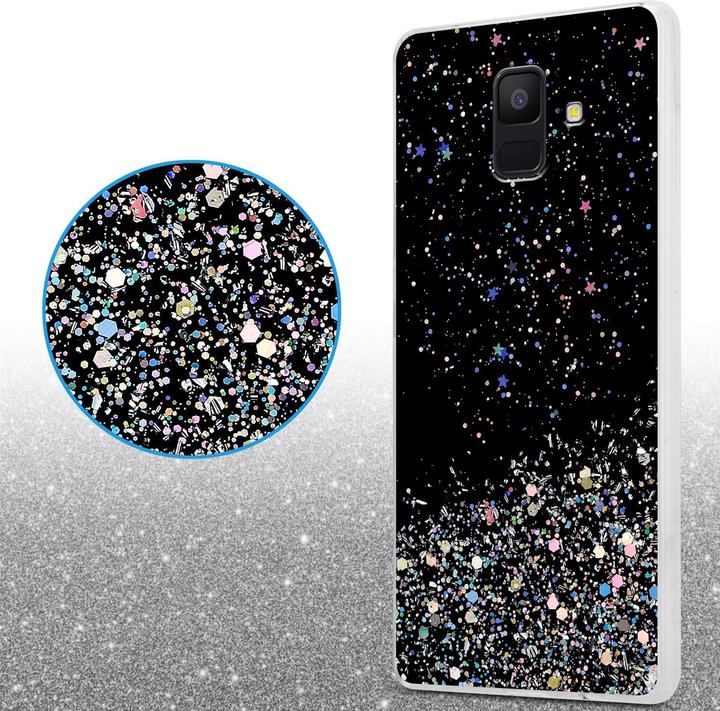Actual product image Cadorabo TPU cover sparkling glitter (Samsung Galaxy J6 (2018))
