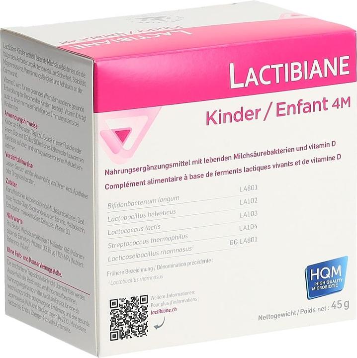 Actual product image Lactibiane Children 4M (45 Piece, Beutel, 109 g)