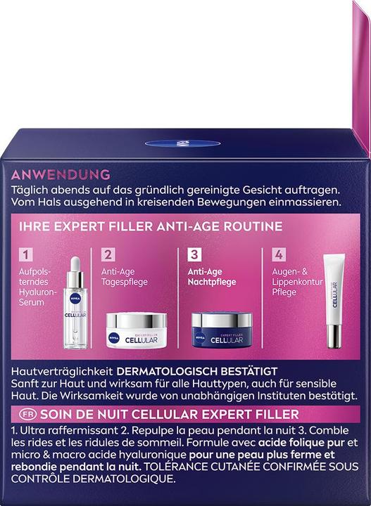 Productafbeelding NIVEA Cellular Expert Filler Nachtverzorging (50 ml, Nachtcrème)