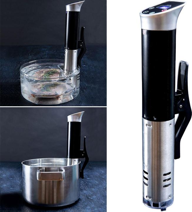 Actual product image Gastronoma 18310009 - Sous Vide dompelpomp w/wifi, zwart/zilver