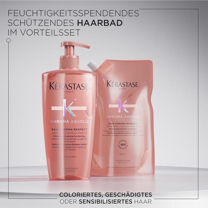 Actual product image Kérastase Chroma Nachfüllset (1000 ml, Liquid shampoo)