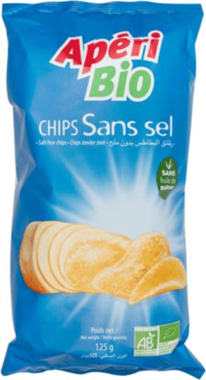 Produktbild Apéri Bio Chips Ohne Salz (125 g)
