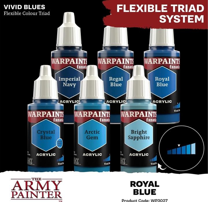 Actual product image The Army Painter Colour Warpaints Fanatic: Royal Blue 18 ml