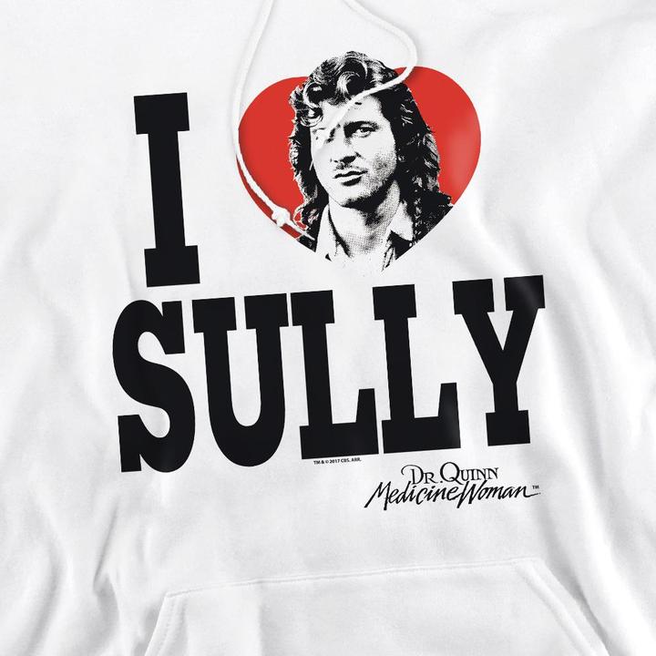 Produktbild Dr. Quinn, Medicine Woman I Heart Sully Kapuzenpullover (XL)