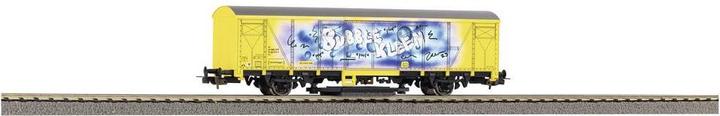 Actual product image Piko H0 54309 H0 Rail cleaning wagon yellow with SBB graffiti (Track H0)