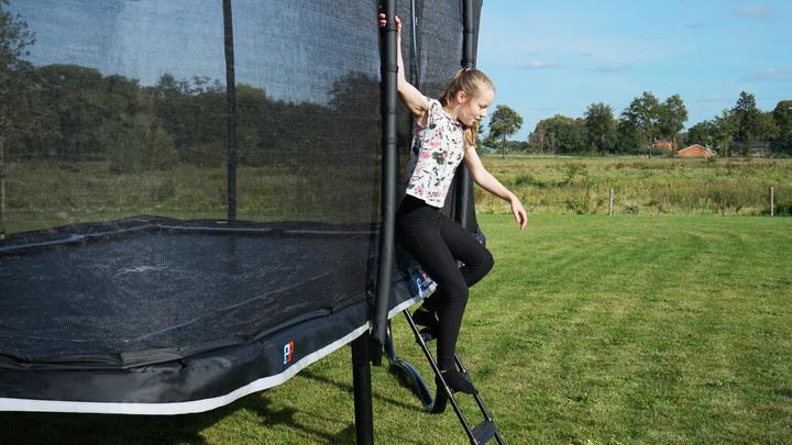Produktbild Exit Aufstelltrampolin PeakPro Trampolin 244 x 427 cm schwarz rechteckig (244 cm)