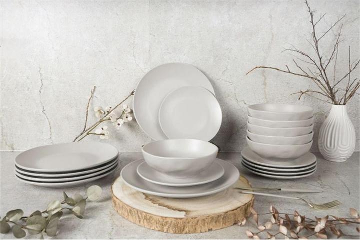 Produktbild BerlingerHaus Haus 18-teiliges Tellerset matt cream Sahara Collection (18 x)