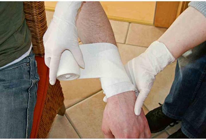 Actual product image Kerbl Gloves latex size M lightly powdered,VE:100St. (M)