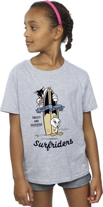 Produktbild Looney Tunes Tweety And Sylvester Perfect Waves TShirt Mädchen (140, 146)