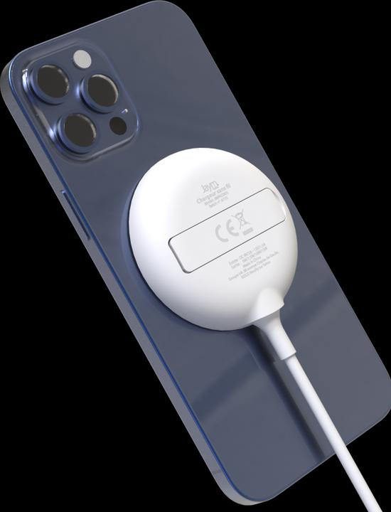 Actual product image Jaym MagSafe 15W induction charger with magnets, overvoltage protection and stand function (15 W)