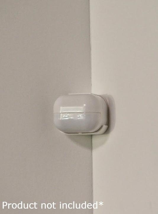 Actual product image Light Solutions Shelly - BLU Motion corner bracket
