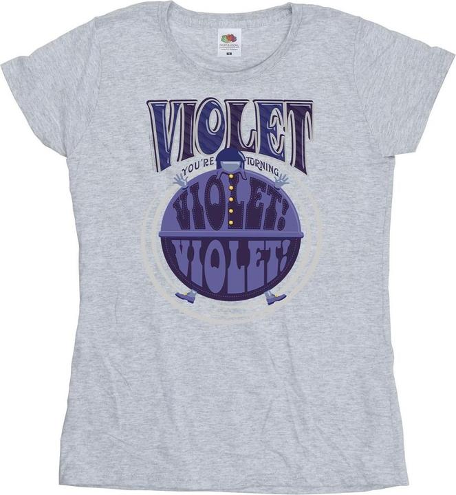 Willy Wonka & the Chocolate Factory Violet Turning Violet TShirt (XXL)