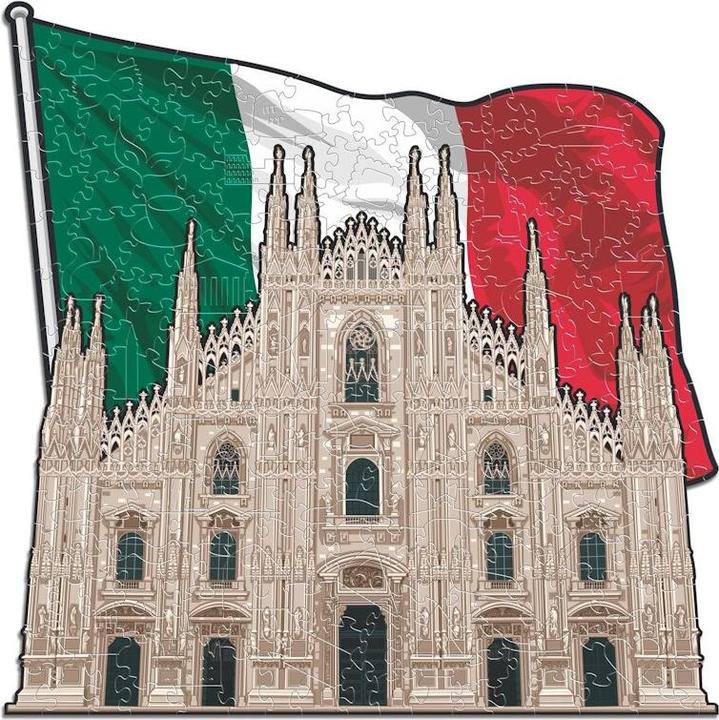 Produktbild Iconic Mailänder Dom - Monument Holz Puzzle Grösse L (500 Teile) (500 Teile)