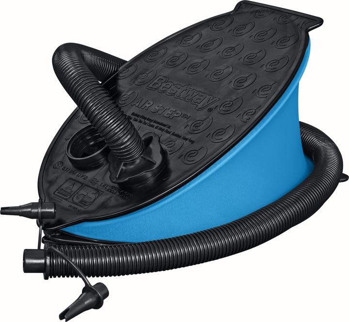 Bestway 62004 / 24 Fuss-Luftpumpe Schwarz, Blau Schlauchboote