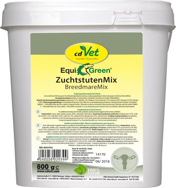Produktbild cdVet EquiGreen ZuchtstutenMix (3000 g)