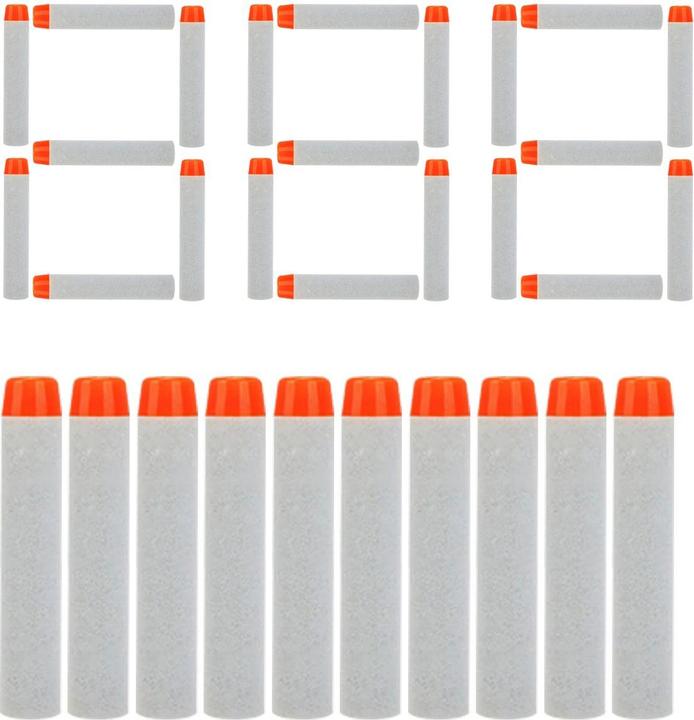Produktbild König Design 880 Soft Nachfüll Foam Darts Pfeile Elite Clip für NERF N-Strike Ersatzpfeile