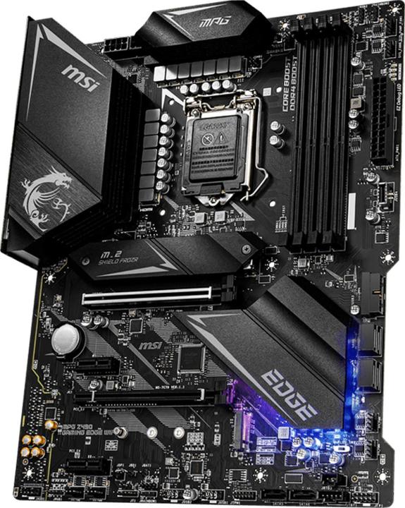 Immagine prodotto MSI MPG Z490 Gaming Edge Wifi (LGA 1200, Intel Z490, ATX)