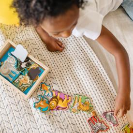 Image du produit Melissa & Doug 20 aimants pour animaux en bois (20 x)